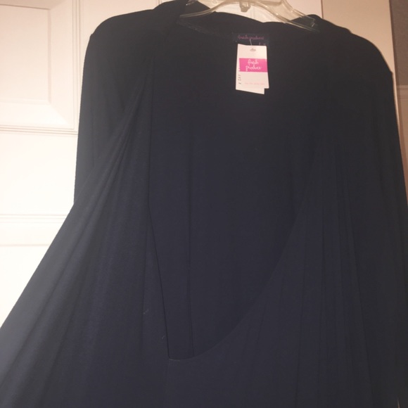 NWT XL Fresh Produce Black Tie Dress SB BLUE - Picture 7 of 8
